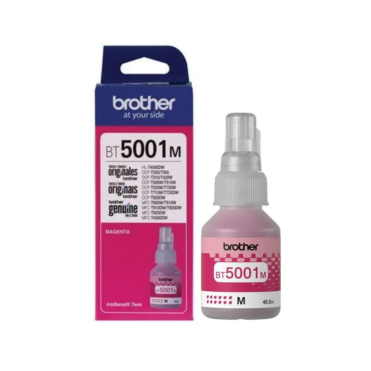 BROTHER - Tinta Original 5001 Magenta Para Brother T920dw T720dw T520w T420w