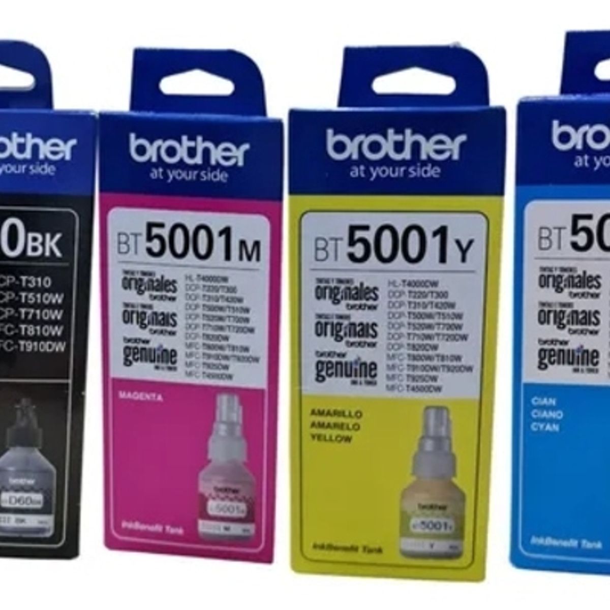 BROTHER - 4 Tintas Originales Para Brother T920dw T720dw T520w T420w T710W
