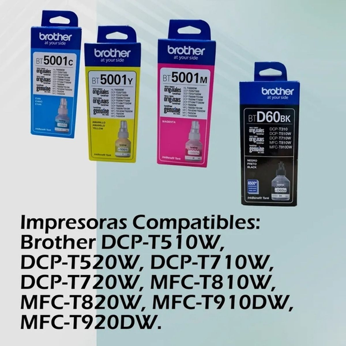 BROTHER - 4 Tintas Originales Para Brother T920dw T720dw T520w T420w T710W