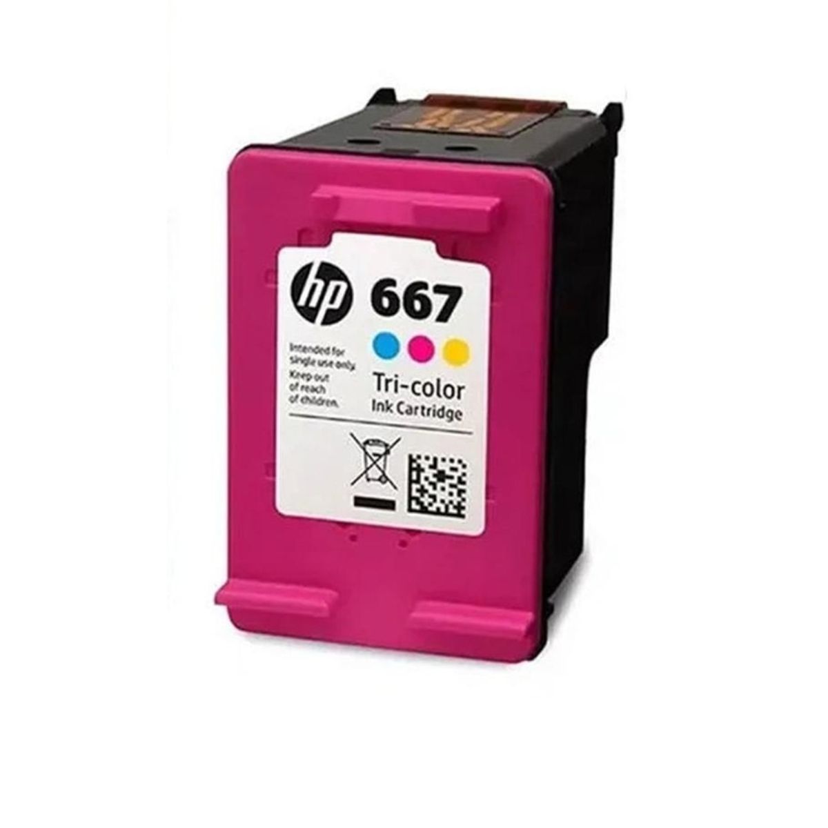 HP - Cartucho Original 667 Tricolor Para Deskjet Ink 2775 2375 2875