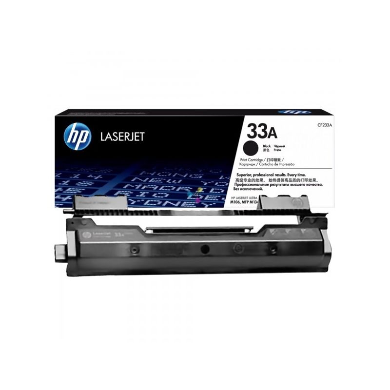 HP - Toner HP 33A Negro Original Para Laserjet M106w Mfp M134a M134fn