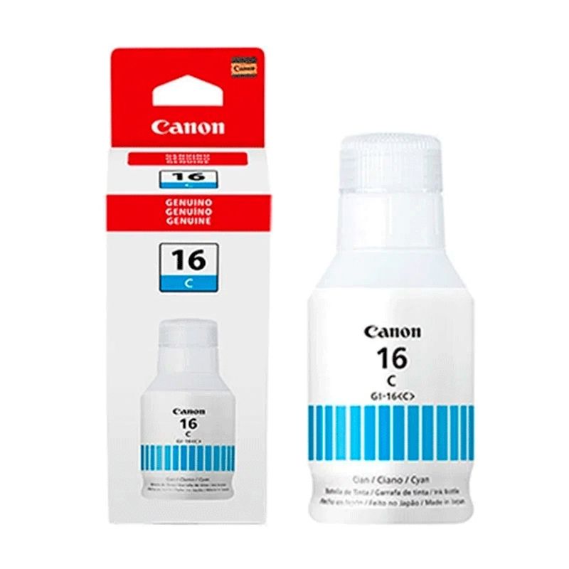 CANON - Tinta Original Canon Gi-16 Cian MAXIFY GX6010 GX7010