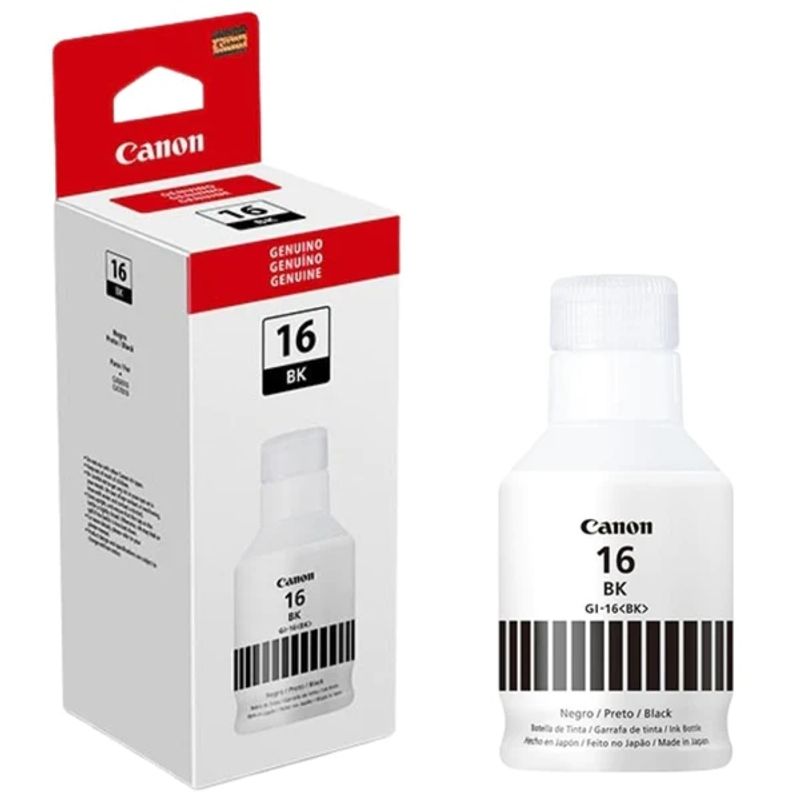 CANON - Tinta Original Canon Gi-16 Negra MAXIFY GX6010 GX7010