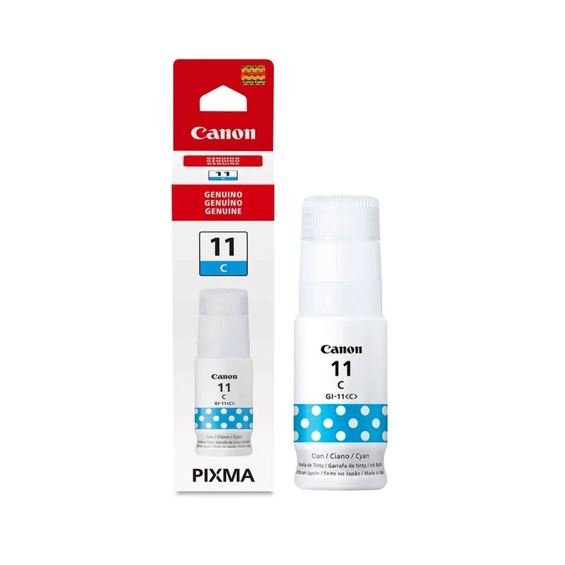 CANON - Tinta Original Canon Gi-11 Cian Pixma G2160 G3160