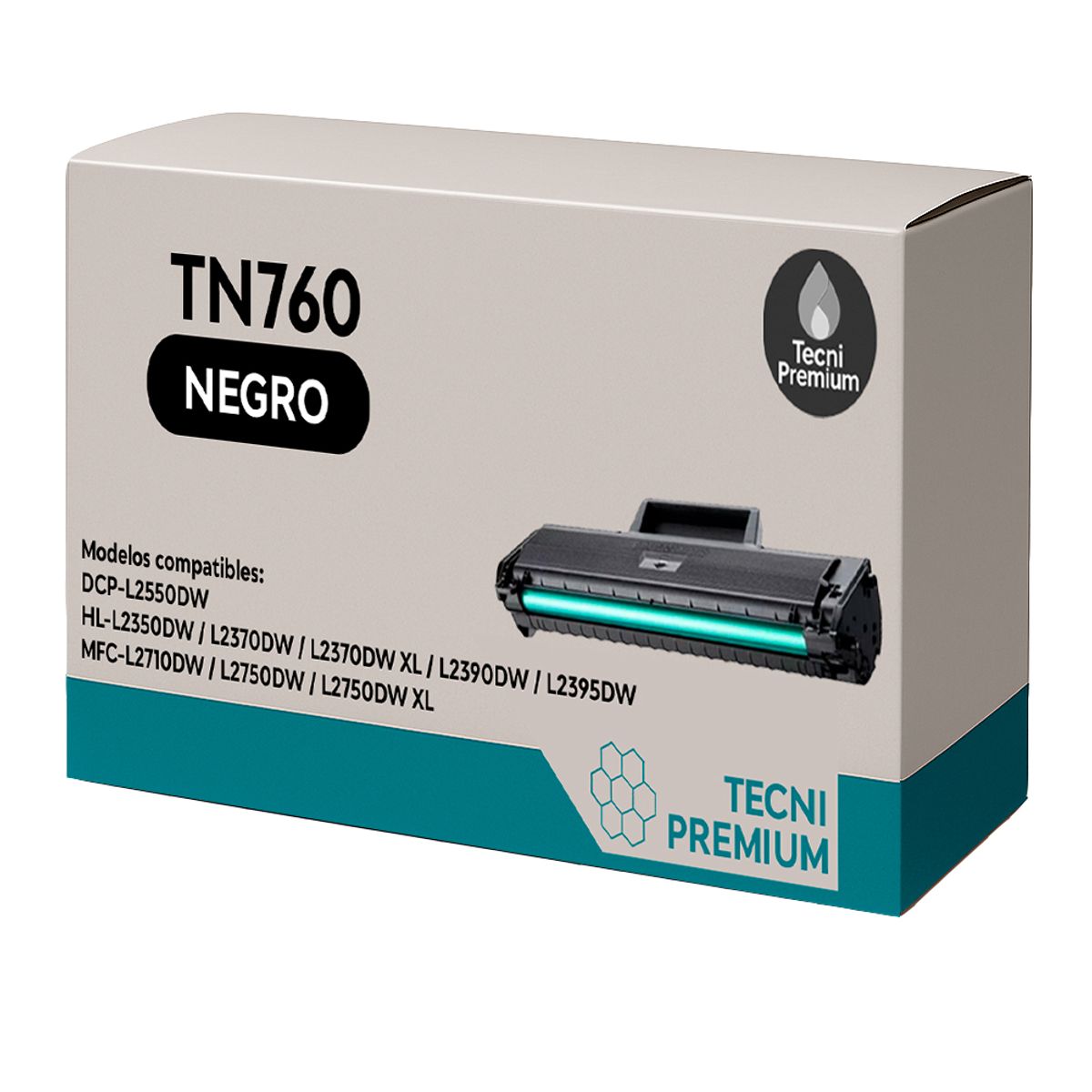 GENERICO - Toner Compatible Con Brother L2550dw L2750dw L2350dw Tn760