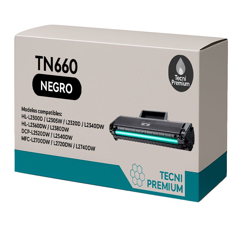GENERICO - Toner Compatible Con Brother TN660 Mfc-l2720dw L2740dw L2540