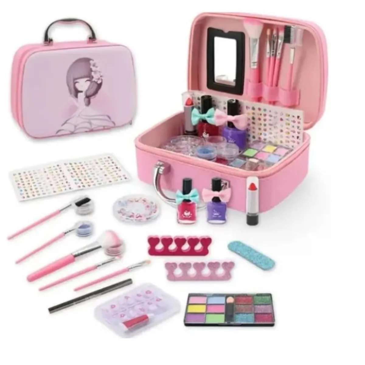 ZHOPI CO - Set De Maquillaje Para Niñas Estuche Cofre
