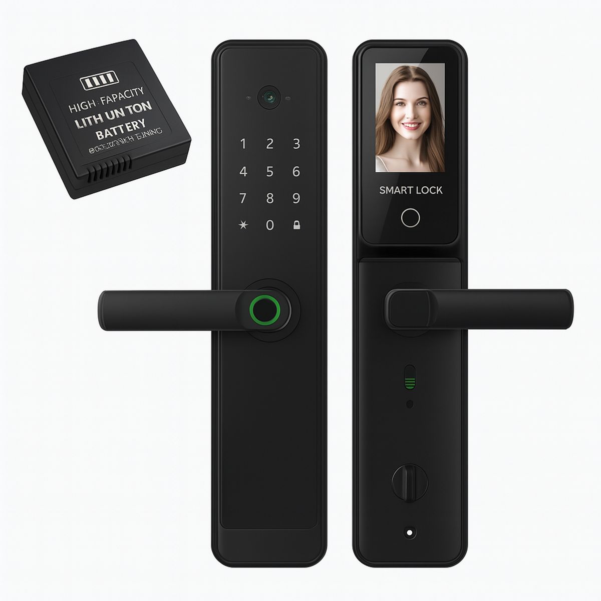 GENERICO - Cerradura Inteligente Smart Tuya Cámara Seguridad Domótica