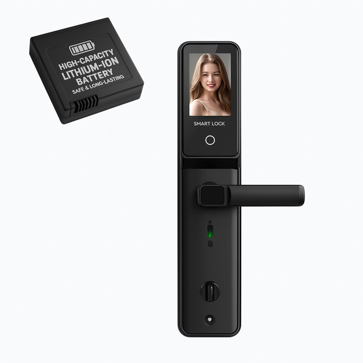 GENERICO - Cerradura Inteligente Smart Tuya Cámara Seguridad Domótica