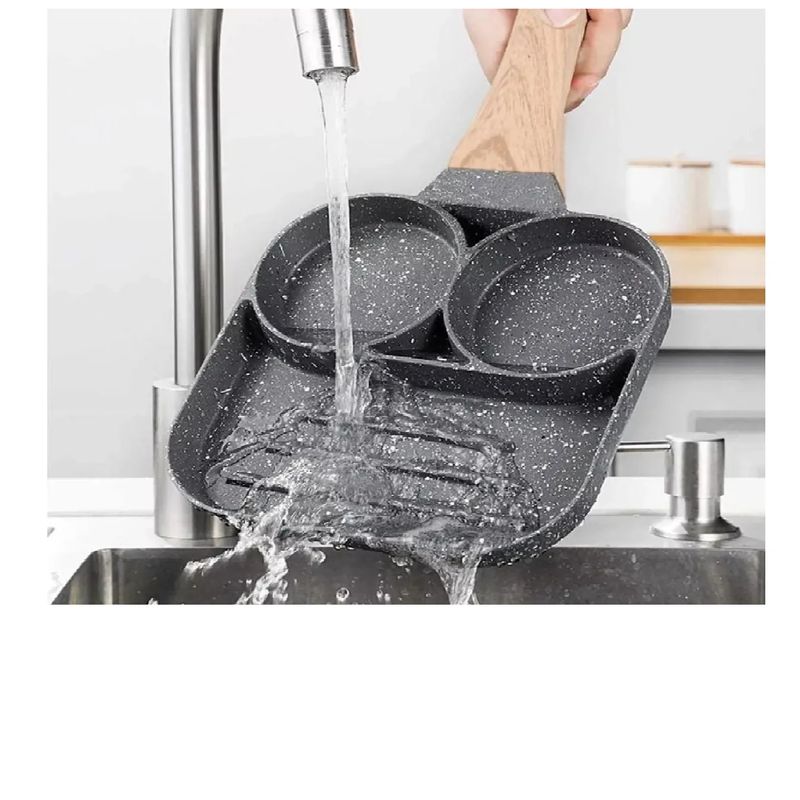 SKY - Sartén Antiadherente Multiusos 3 En 1 Para Huevos Carne