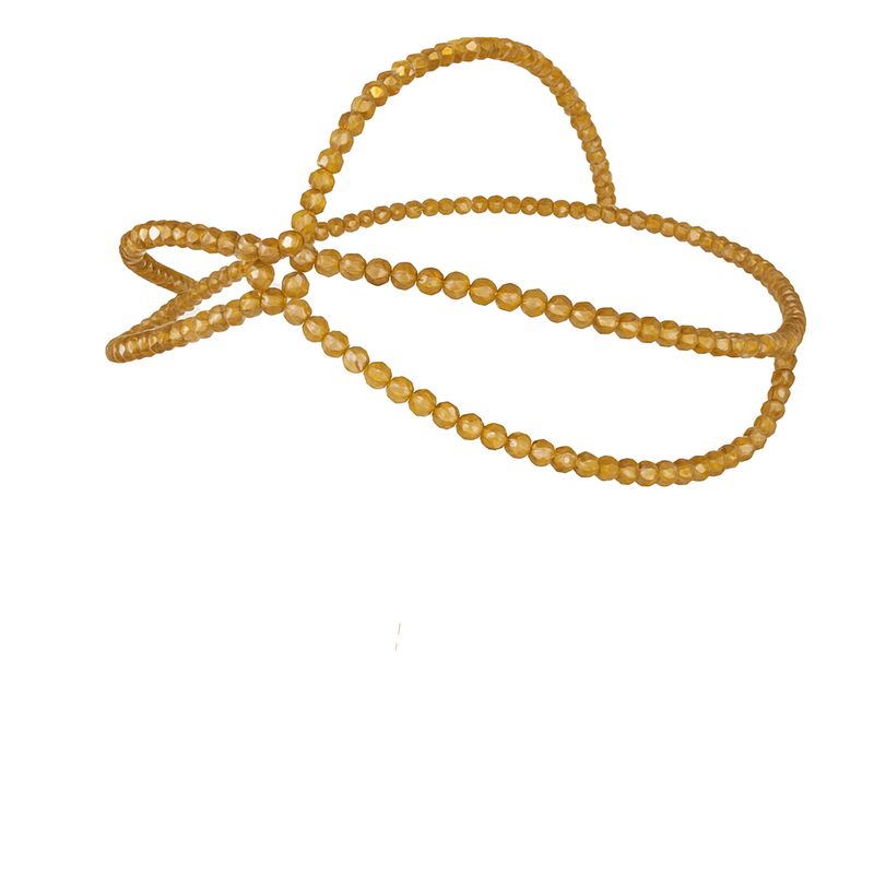 AUTORA BY MEIF RUBIO - Tiara Boho Gold en pedrería- Accesorio de cabeza para Conciertos