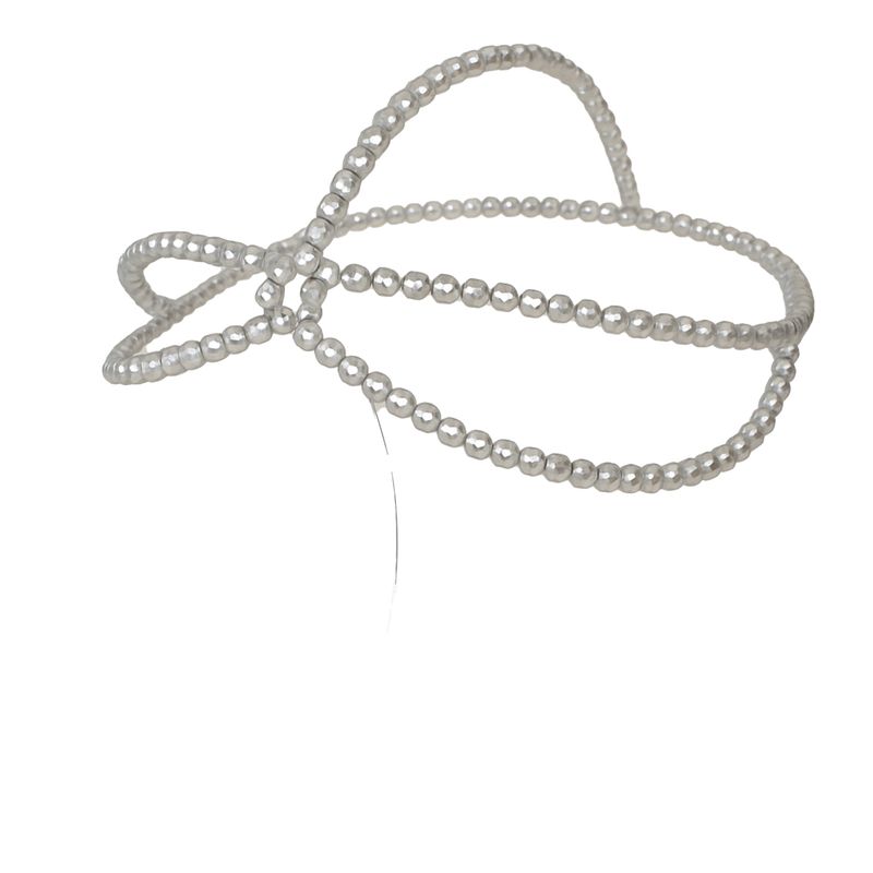 AUTORA BY MEIF RUBIO - Tiara Boho Silver en pedrería- Accesorio de cabeza para Conciertos