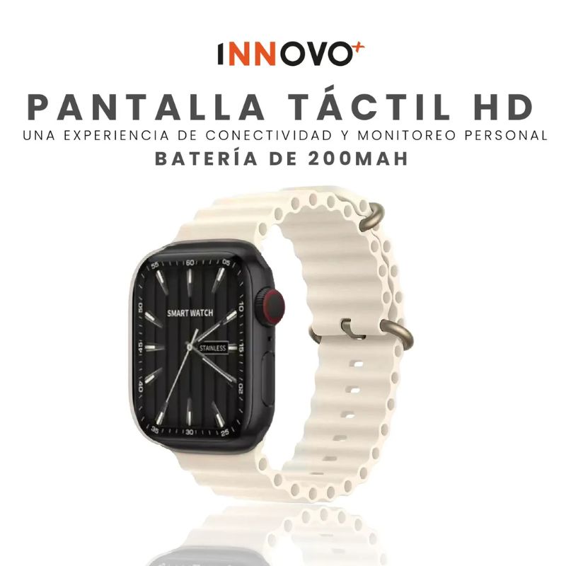 GENERICO - Combo Smartwatch V11 Audífonos Bluetooth 5ta Gen 7 Correas Llamadas