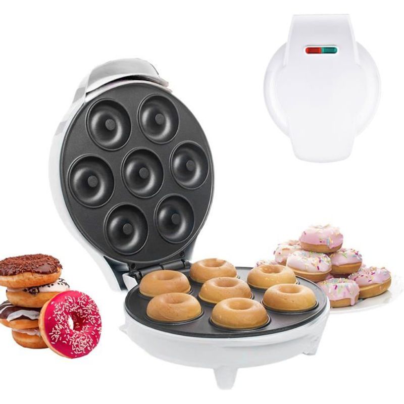 CLEAR - Maquina Original Mini Donas Donut Electrica 7 Puestos