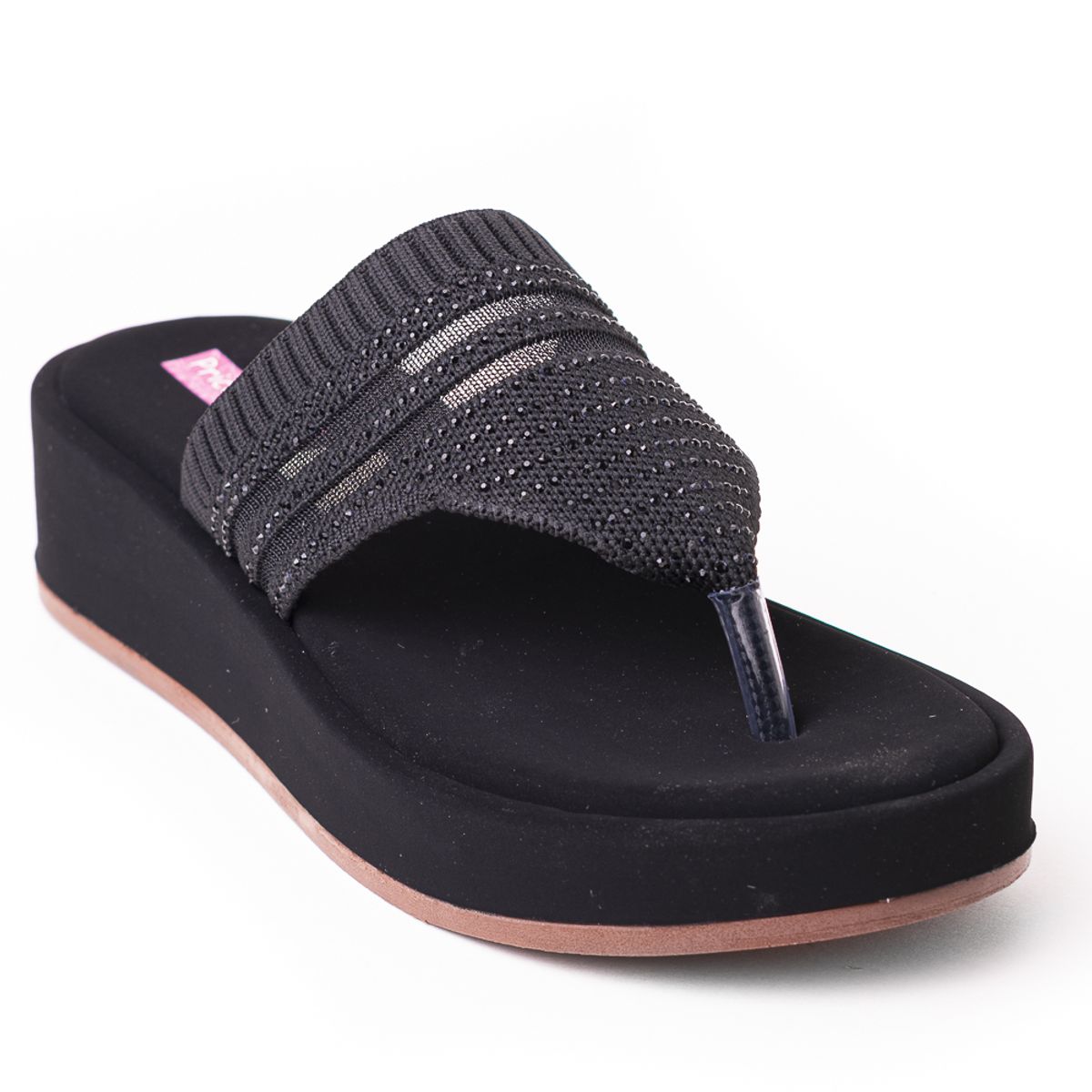 PRICE SHOES - Price Shoes Sandalia Confort Mujer 4723044NEGRO