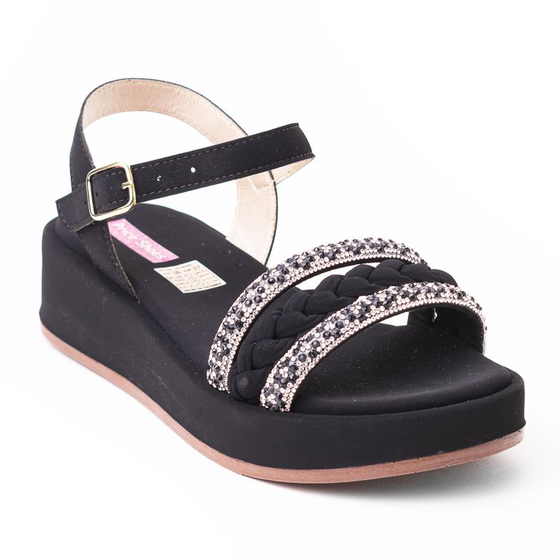 PRICE SHOES - Price Shoes Sandalia Confort Mujer 4729029NEGRO