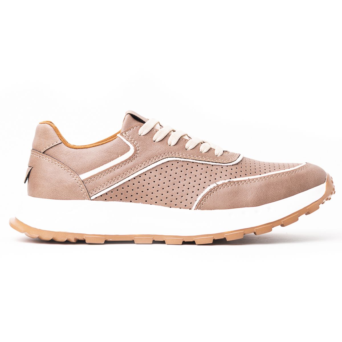 PRICE SHOES - Sky Walk Tenis Casual Hombre 663103A-43BEIGE