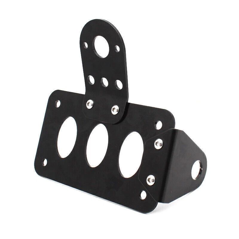 GENERICO - Porta Placa Lateral Para Motos Royal Enfield Yamaha Harley