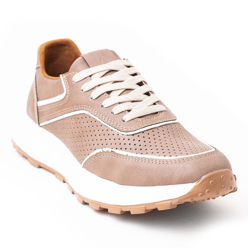 SKY WALK - Sky Walk Tenis Casual Hombre 663103A-43BEIGE
