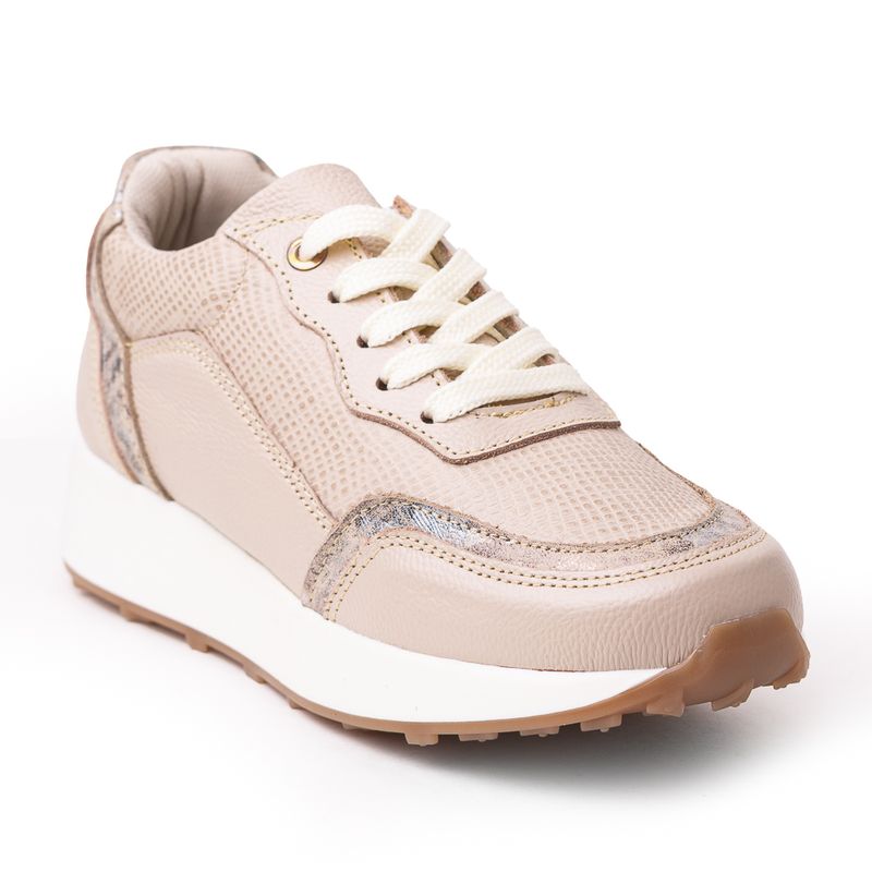 PRICE SHOES - Price Shoes Tenis Moda Mujer 682MSD-02BEIGE