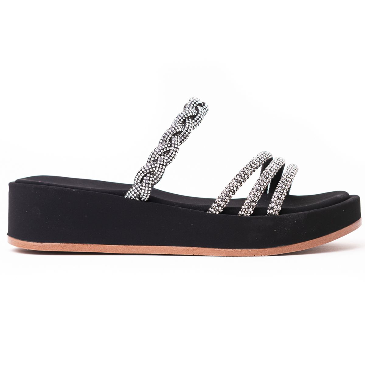 PRICE SHOES - Priceshoes Sandalias Planas Mujeres 4725211NEGRO