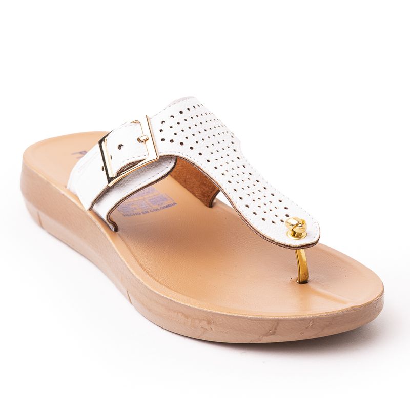 PRICE SHOES - Price Shoes Sandalia Confort Mujer 692Y09BLANCO