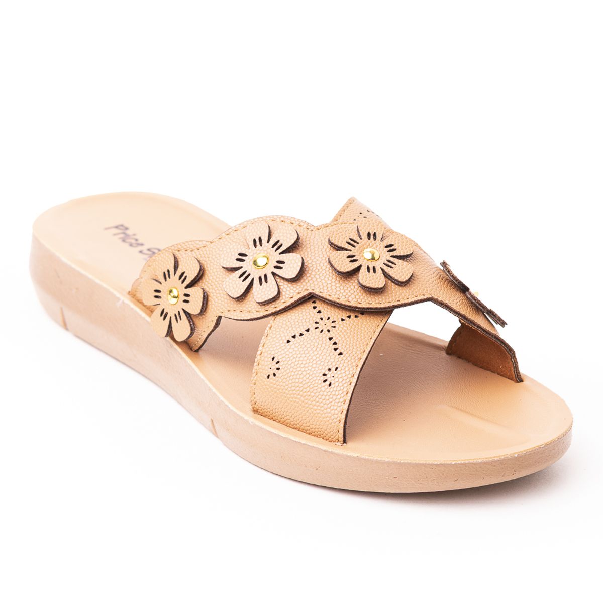 PRICE SHOES - Price Shoes Sandalia Confort Mujer 692Y03AMARETTO