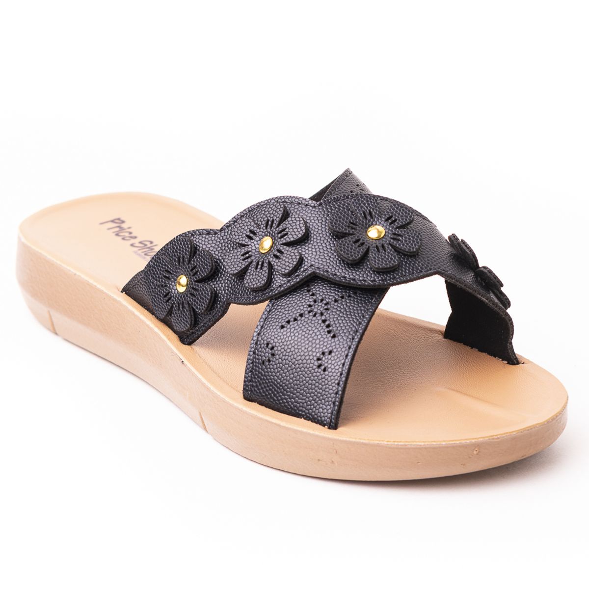 PRICE SHOES - Price Shoes Sandalia Confort Mujer 692Y03NEGRO