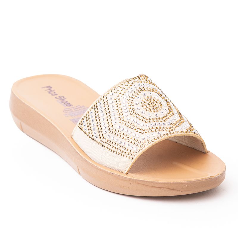 PRICE SHOES - Price Shoes Sandalia Confort 692P109CHAMPANA