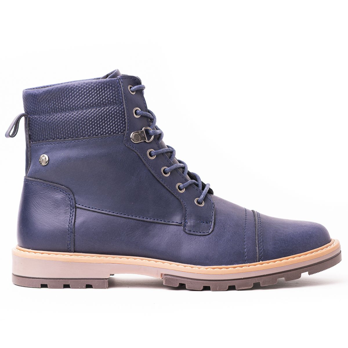 PRICE SHOES - Sky Walk Botas Cuero Hombre 66311195AZUL