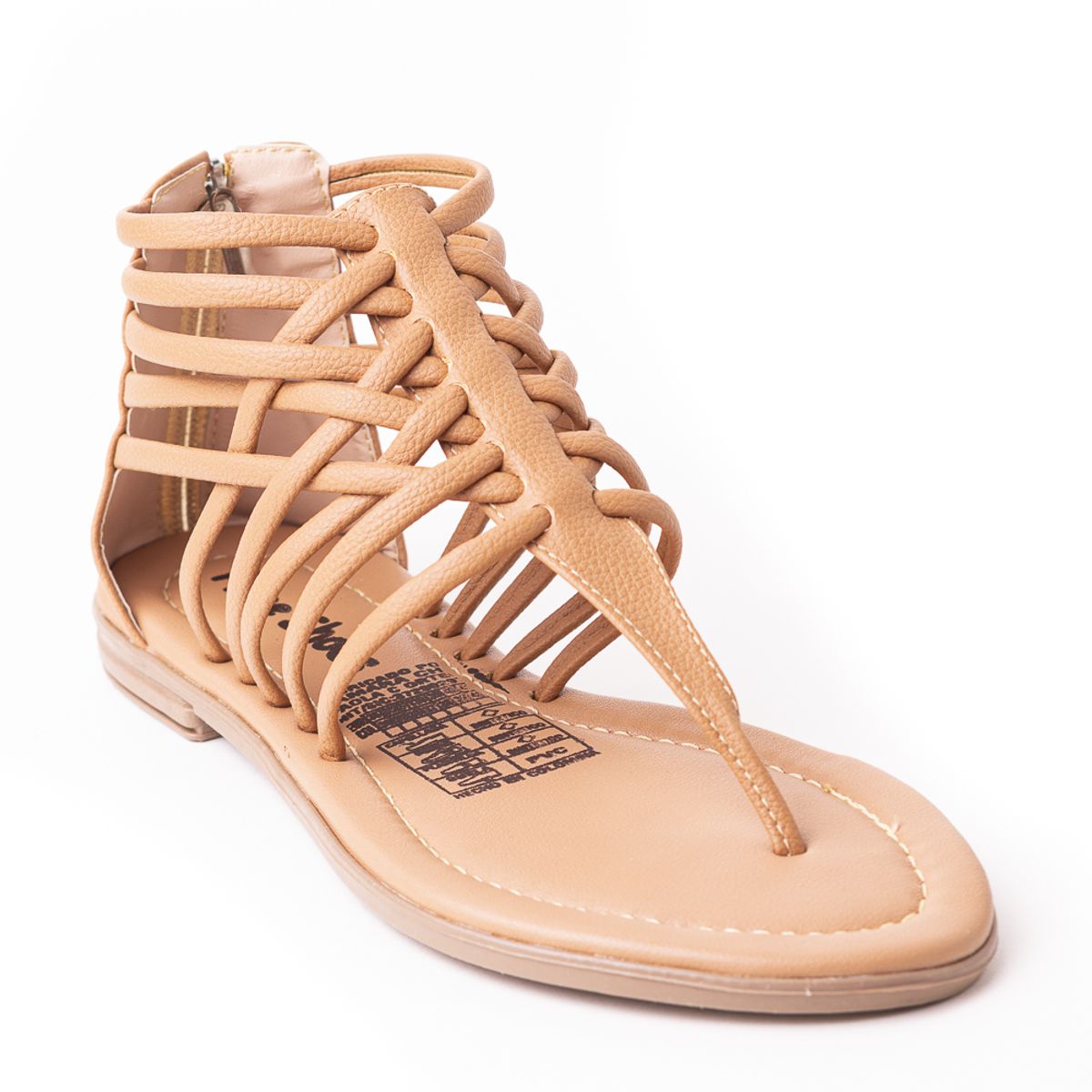 PRICE SHOES - Priceshoes Sandalias Planas Mujeres 3022525AMARETTO