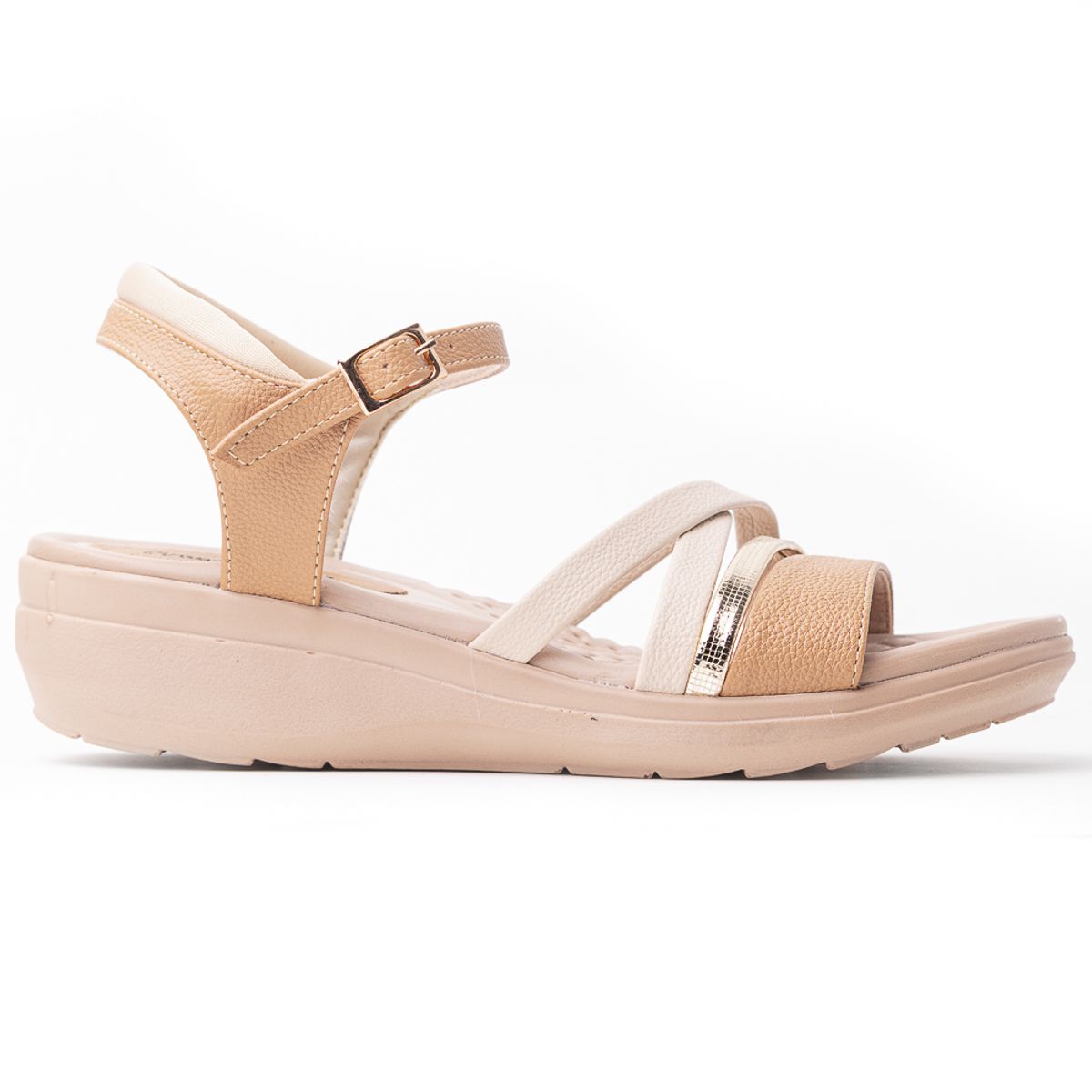PRICE SHOES - Priceshoes Sandalias Confort Para Mujer 182NV352AMARETTO