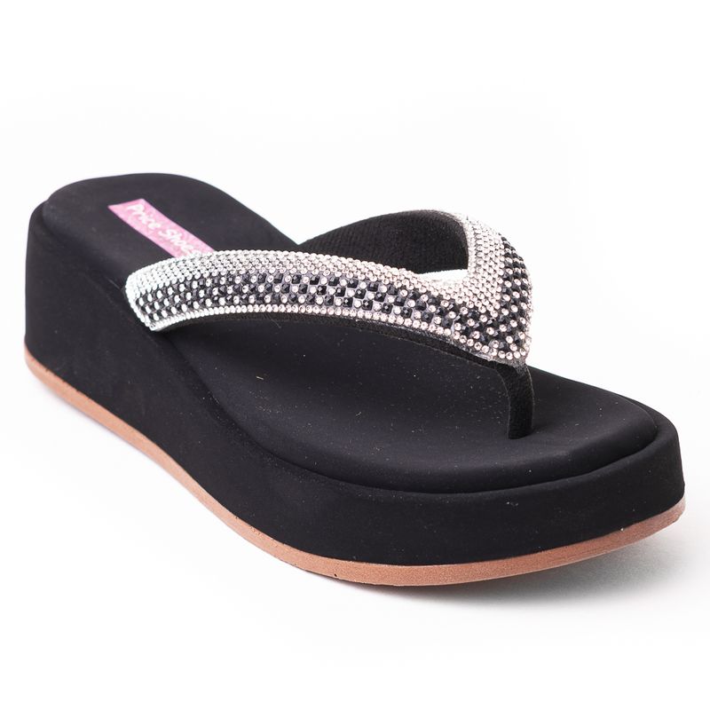 PRICE SHOES - Price Shoes Sandalia Confort Mujer 4729017NEGRO