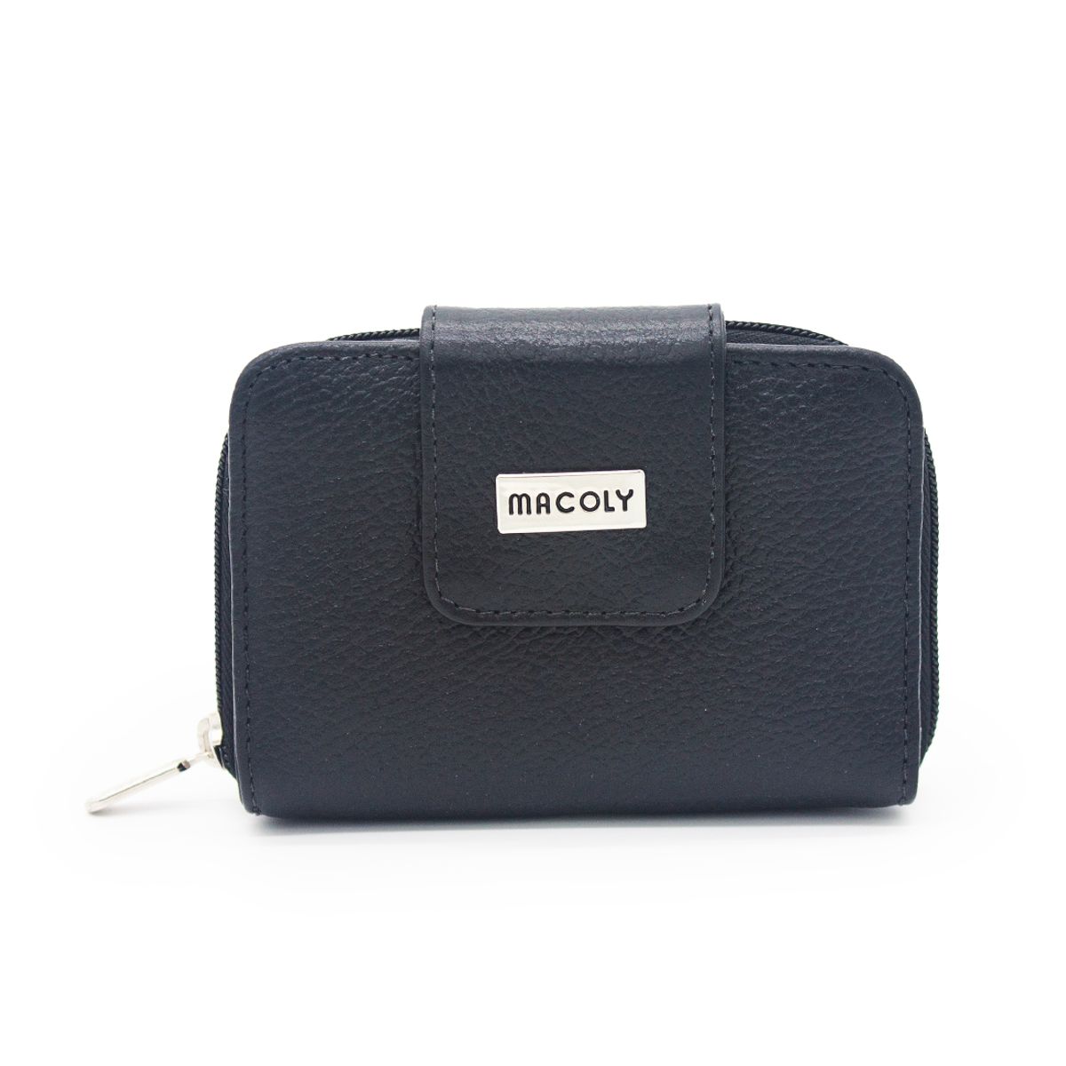 MACOLY - Billetera mini macoly a017 cuero miel liso_.