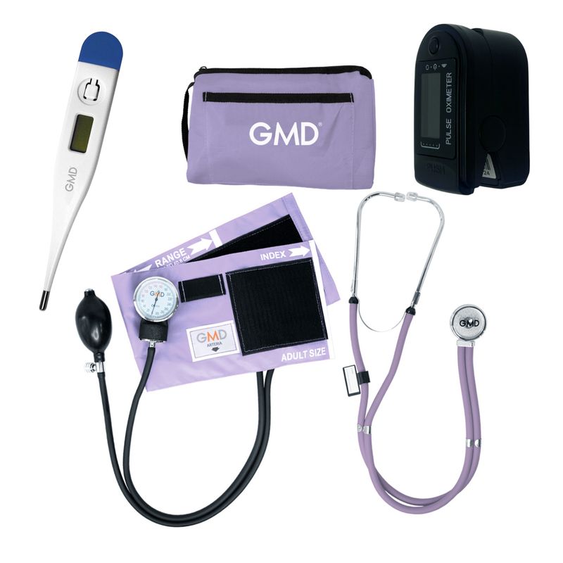 GMD - Kit Completo Enfermería Uso Clínico Y Estudiantil 4 Piezas Lila