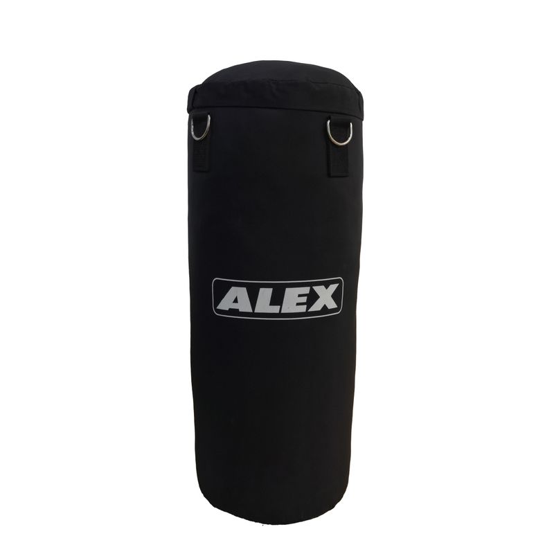 GENERICO - Saco de Boxeo Alex Negro de Nylon de 20 Kilos