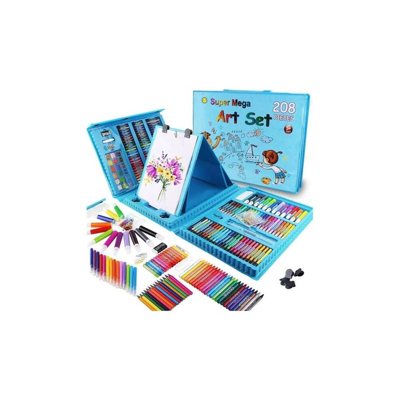 GENERICO - Set de Dibujo Super Mega Art Set – 208 piezas
