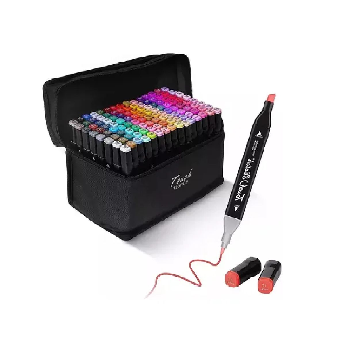 SKY - Marcadores A Base De Alcohol De Doble Punta 80 Colores