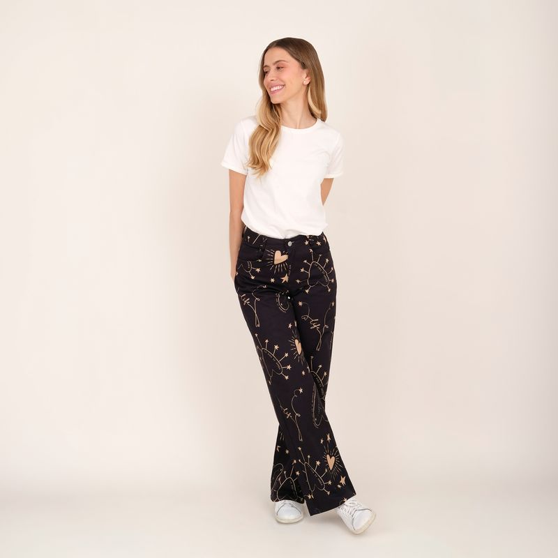 JULIANA SANCHEZ - Pantalón Aquí y ahora - Negro