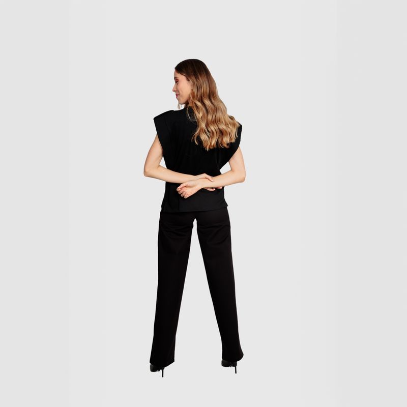 JULIANA SANCHEZ - Pantalón Básico - Negro