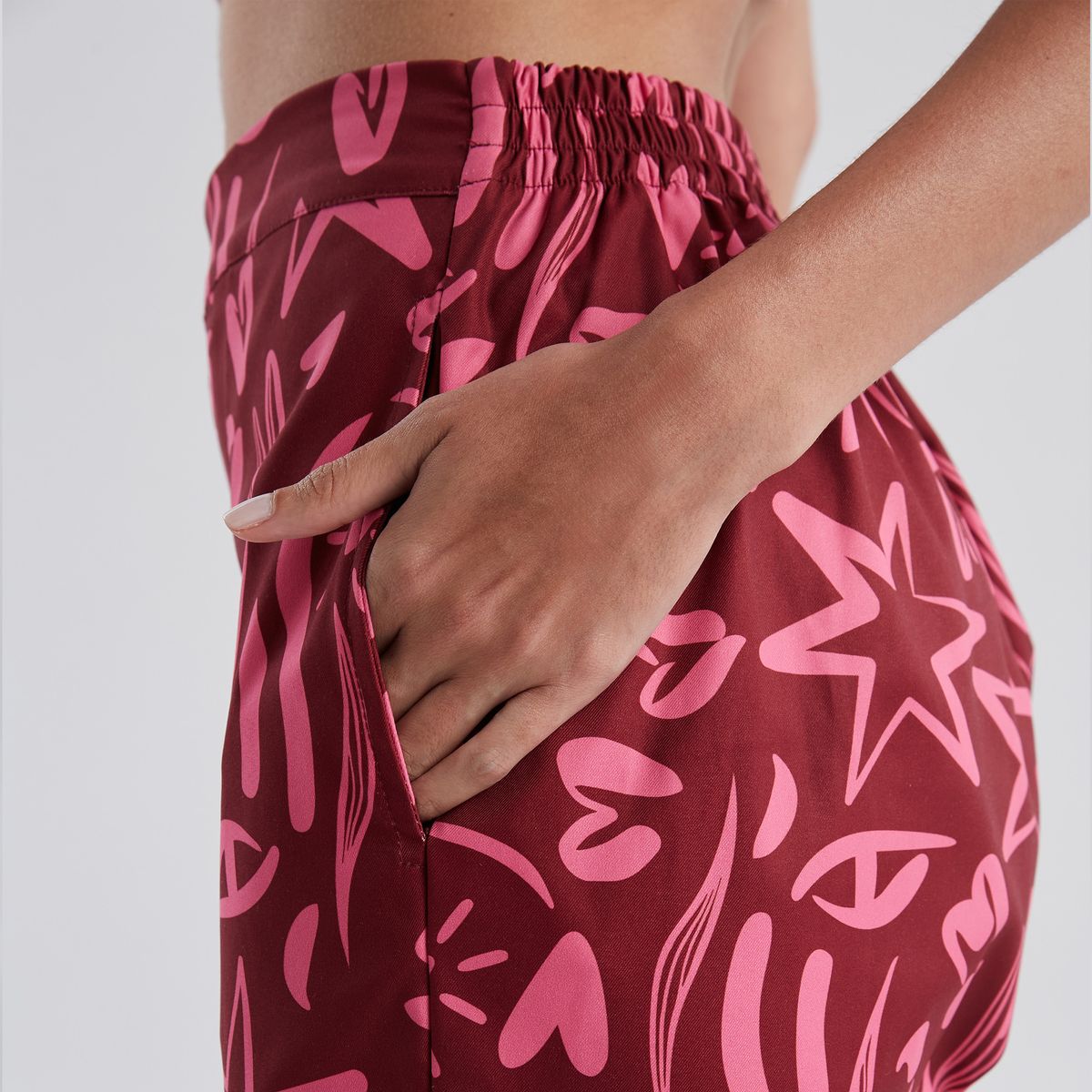 JULIANA SANCHEZ - Pantalón There for you - Vinotinto