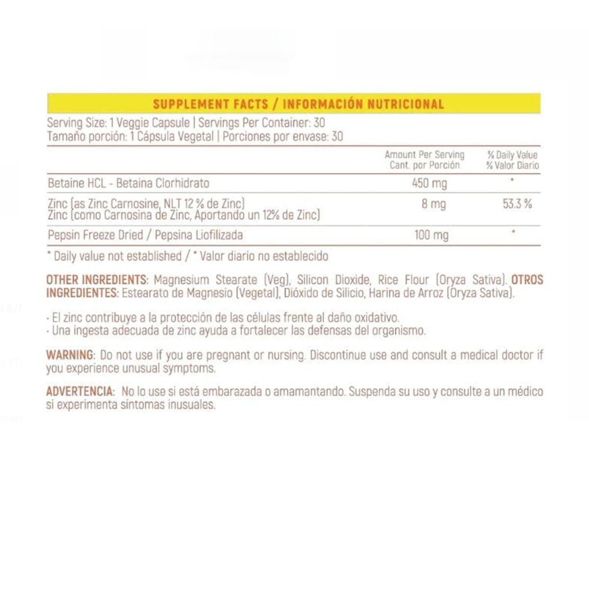HEALTHY AMERICA - PEPTIDROL SUPLEMENTO X 30 CAPSULAS
