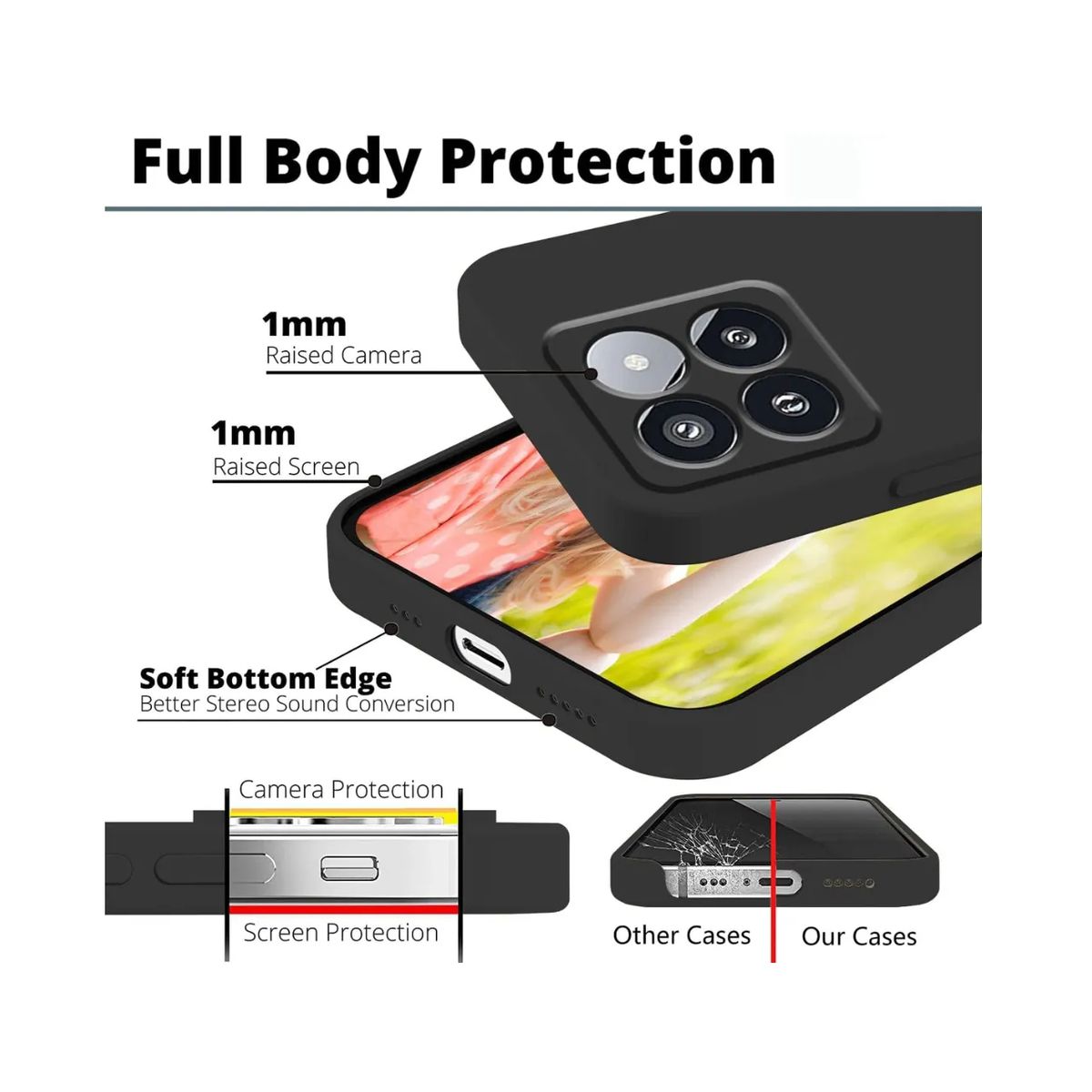 GENERICO - ESTUCHE SILICONE CASE PARA INFINIX HOT 50 PRO PLUS