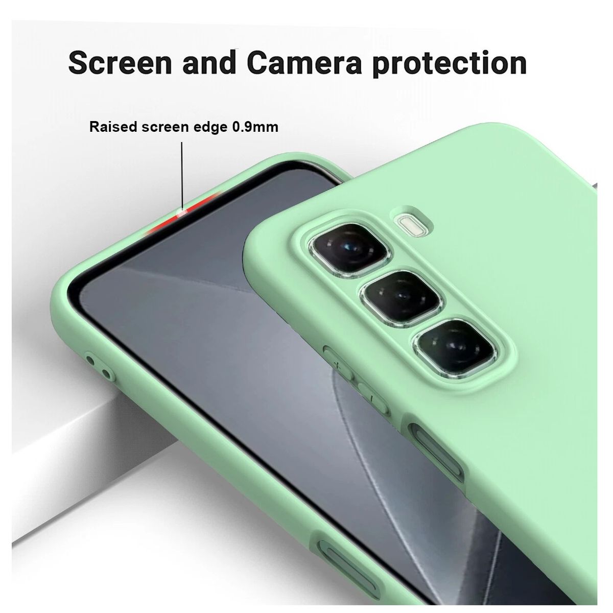 GENERICO - ESTUCHE SILICONE CASE PARA INFINIX HOT 50 PRO PLUS