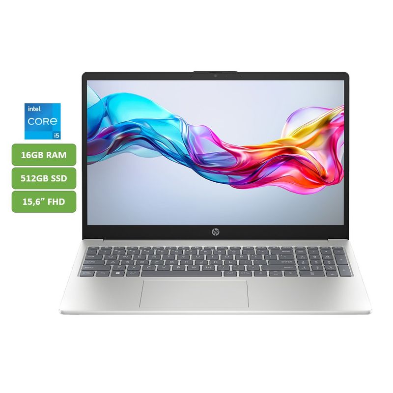 HP - PORTATIL HP - CORE I5 1334U - 16GB RAM - 512GB SSD - 15.6 FHD - MOD: 15-FD0030LA - COMPUTADOR