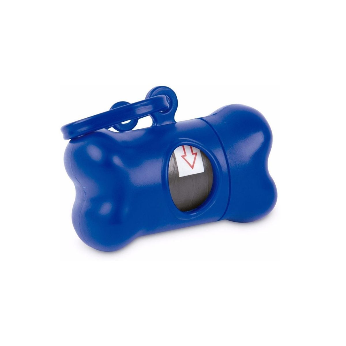 HALLY PET - Maletín Cargador Mediano + Dispensador + 20 Rollos Azul Oscuro