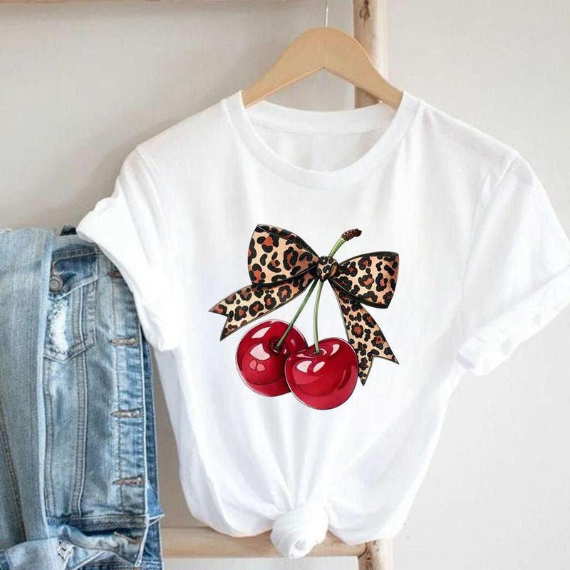 ISMI - Camiseta Animal Print Mujer Manga Corta Ismi