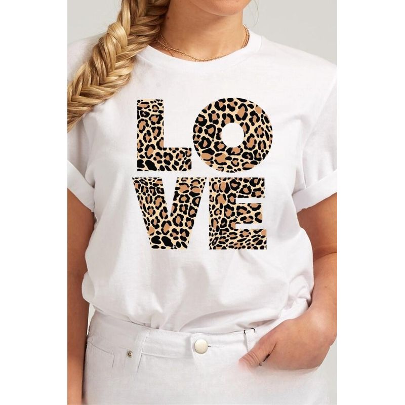 ISMI - Camiseta Animal Print Mujer Manga Corta Ismi