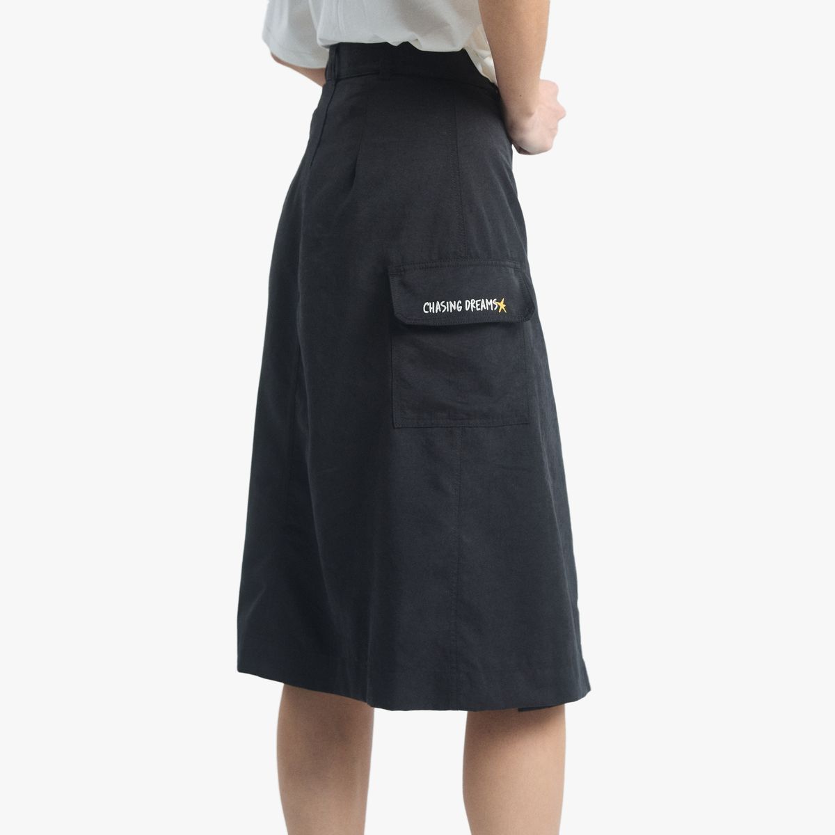 JULIANA SANCHEZ - Falda Cargo - Negro JULIANA SANCHEZ