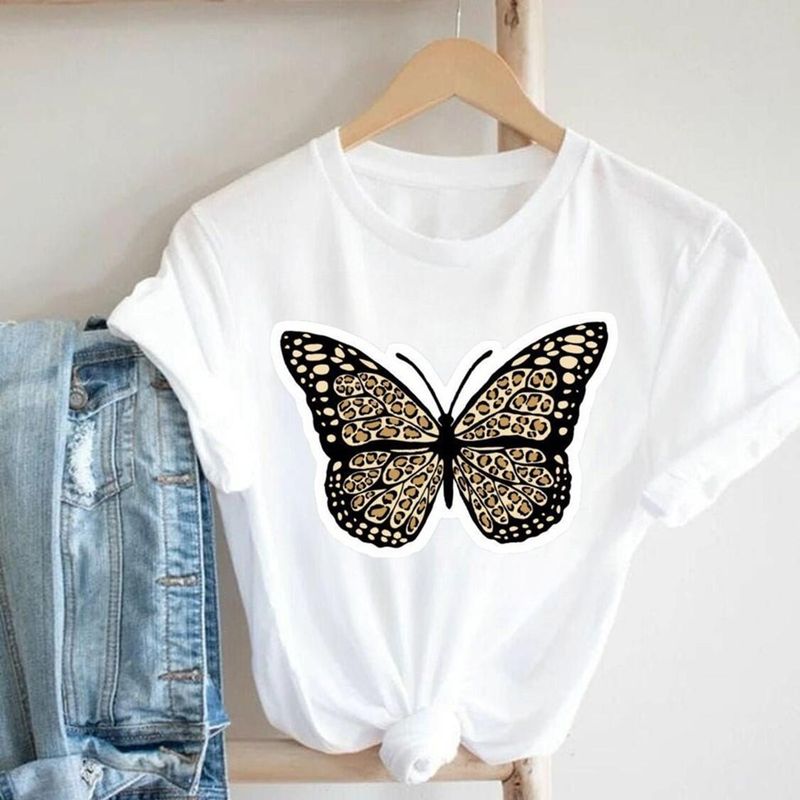 ISMI - Camiseta Animal Print Mujer Manga Corta Ismi